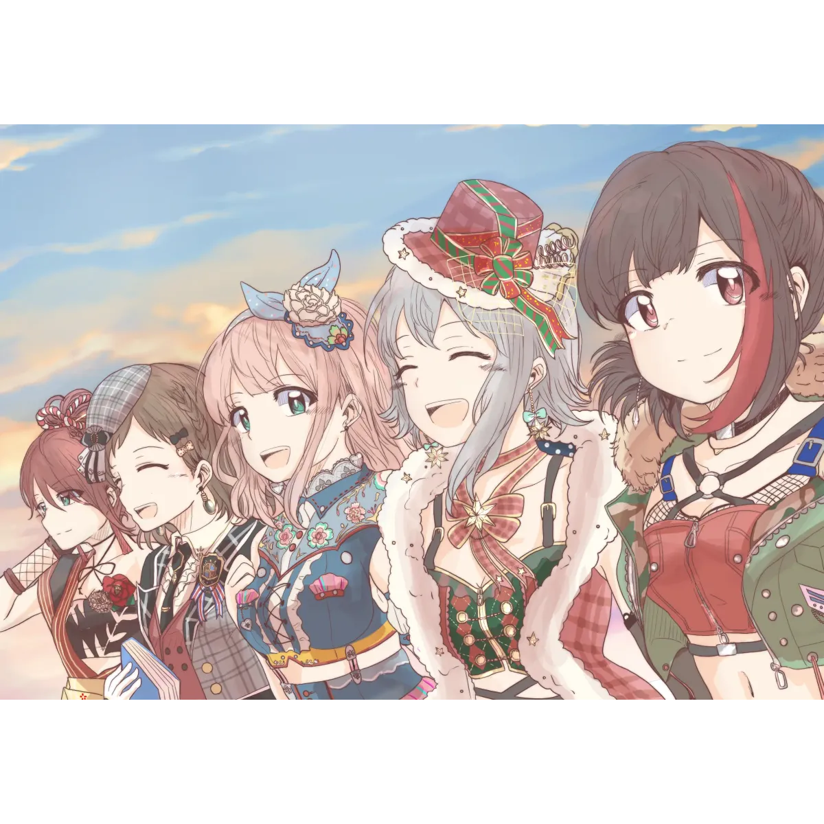 Anime BanG Dream! Girls Band Party! Mouse Pad (Desk Mat)