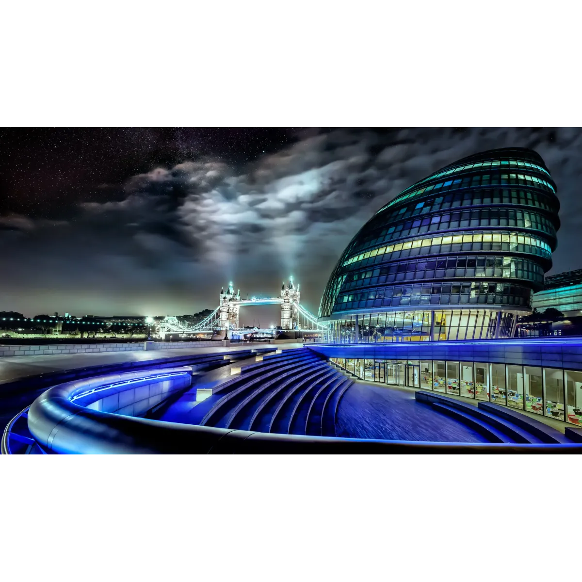 Man Made Tower Bridge Mouse Pad (Desk Mat)