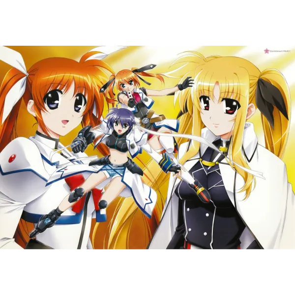 Anime Magical Girl Lyrical Nanoha Mouse Pad (Desk Mat)