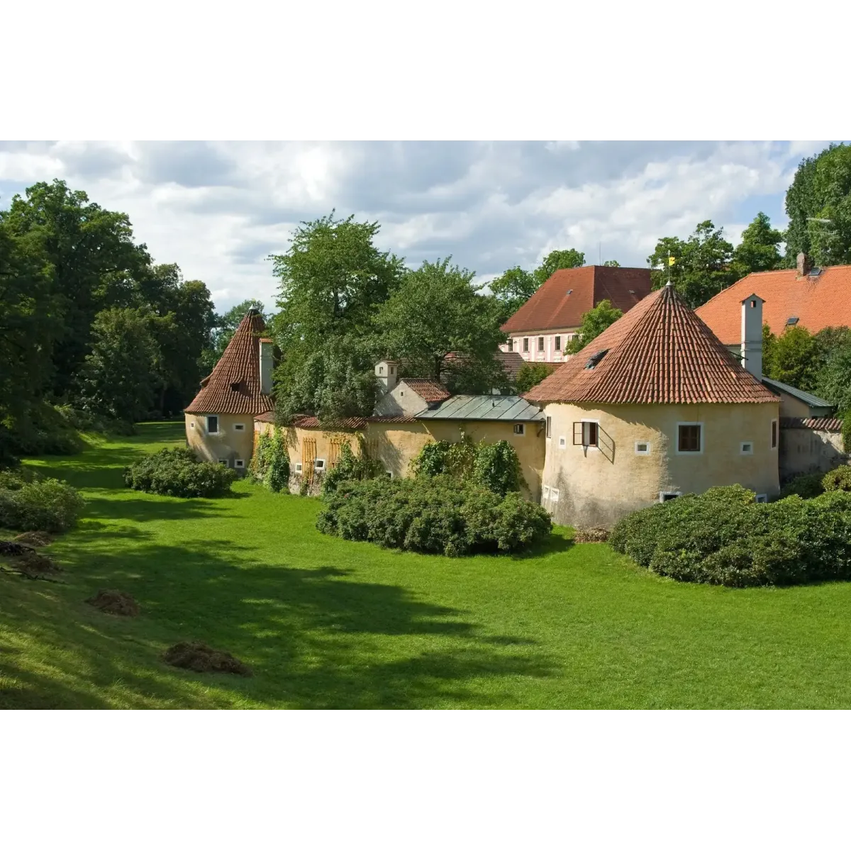 Old Village Mouse Pad (Desk Mat)