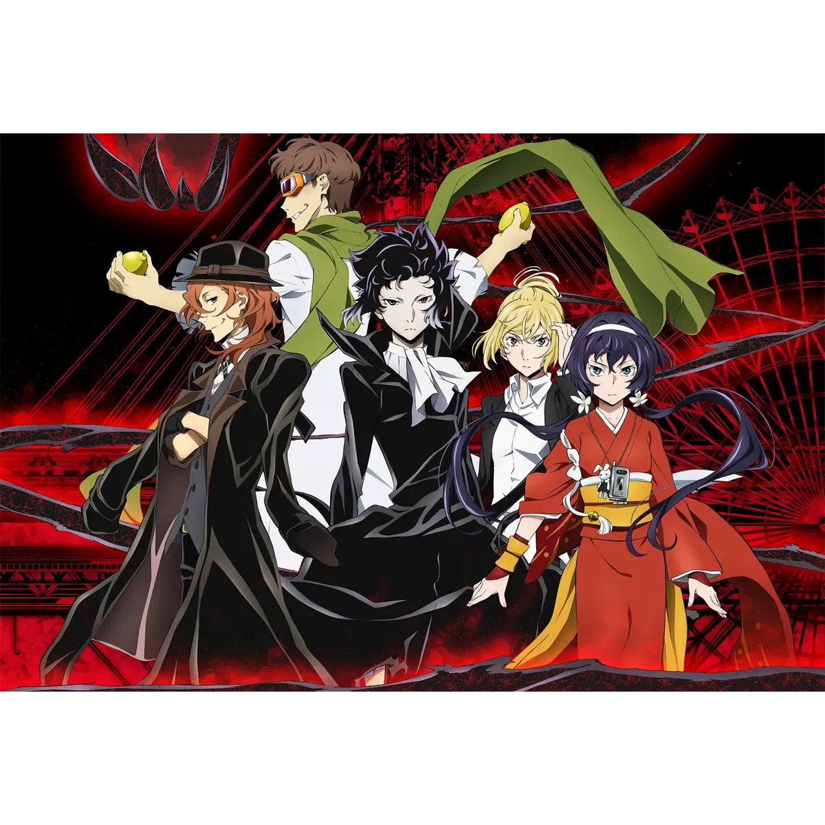 Anime Bungou Stray Dogs Mouse Pad (Desk Mat)