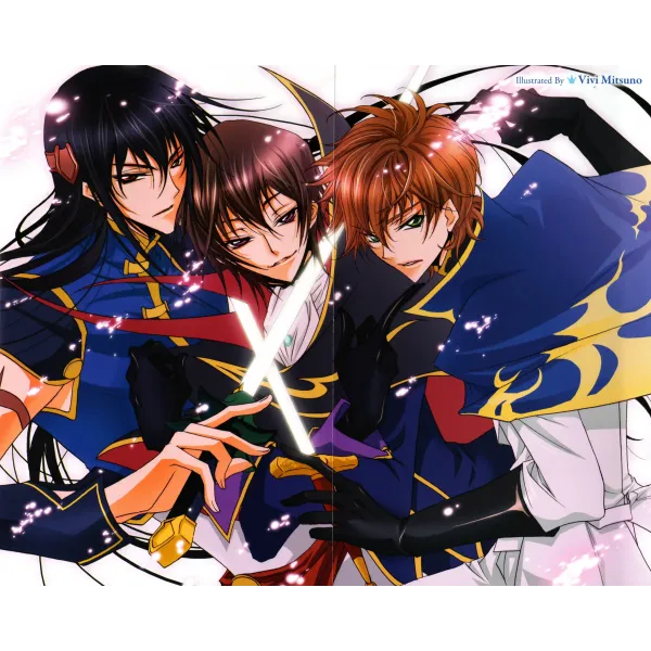 Code Geass Lelouch Lamperouge, Suzaku Kururugi  Mouse Pad (Desk Mat)