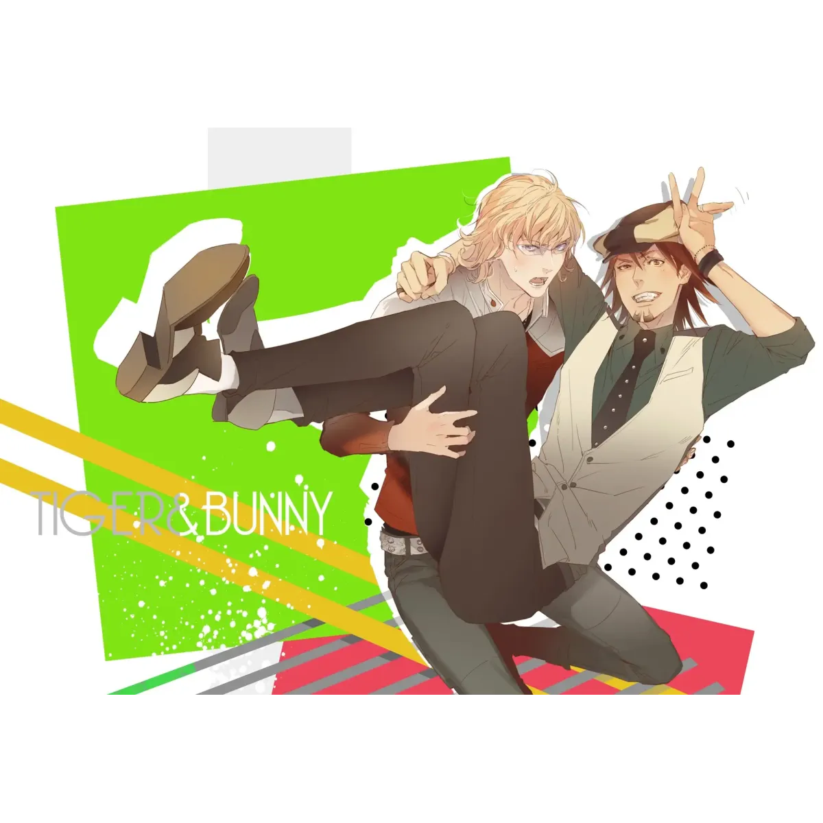 Anime Tiger & Bunny Mouse Pad (Desk Mat)