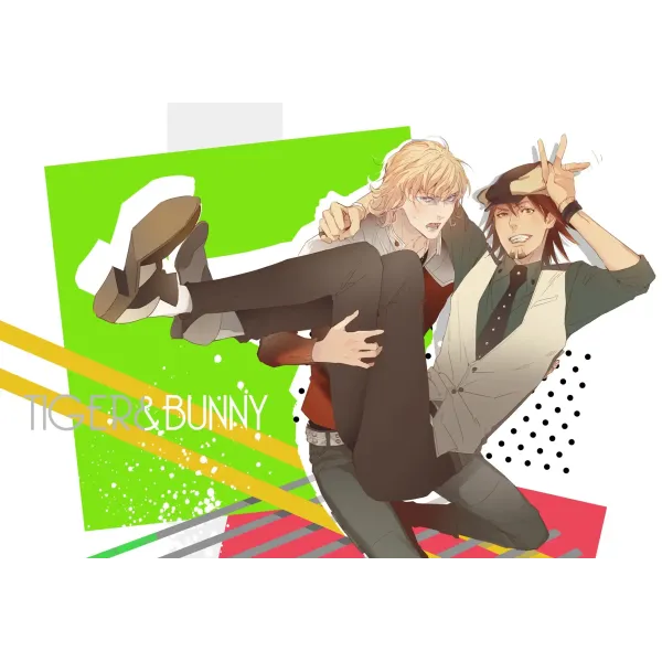 Anime Tiger & Bunny Mouse Pad (Desk Mat)