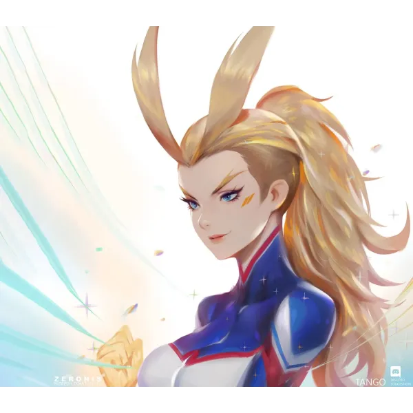 All Might (Female Version)  Mouse Pad (Desk Mat)