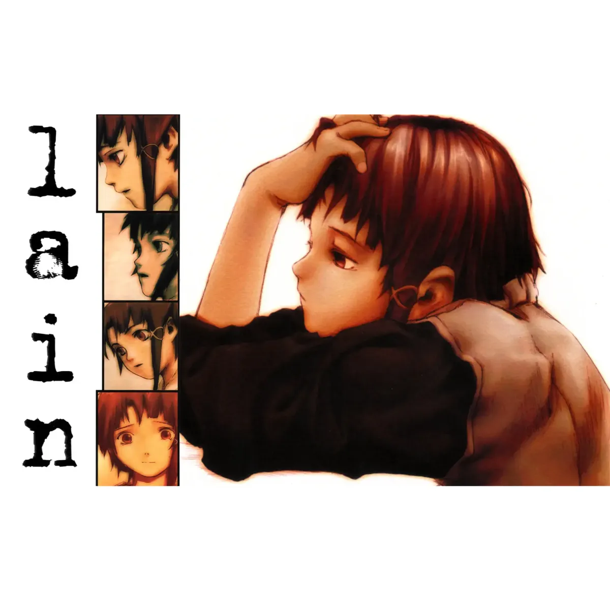 Anime Serial Experiments Lain Mouse Pad (Desk Mat)