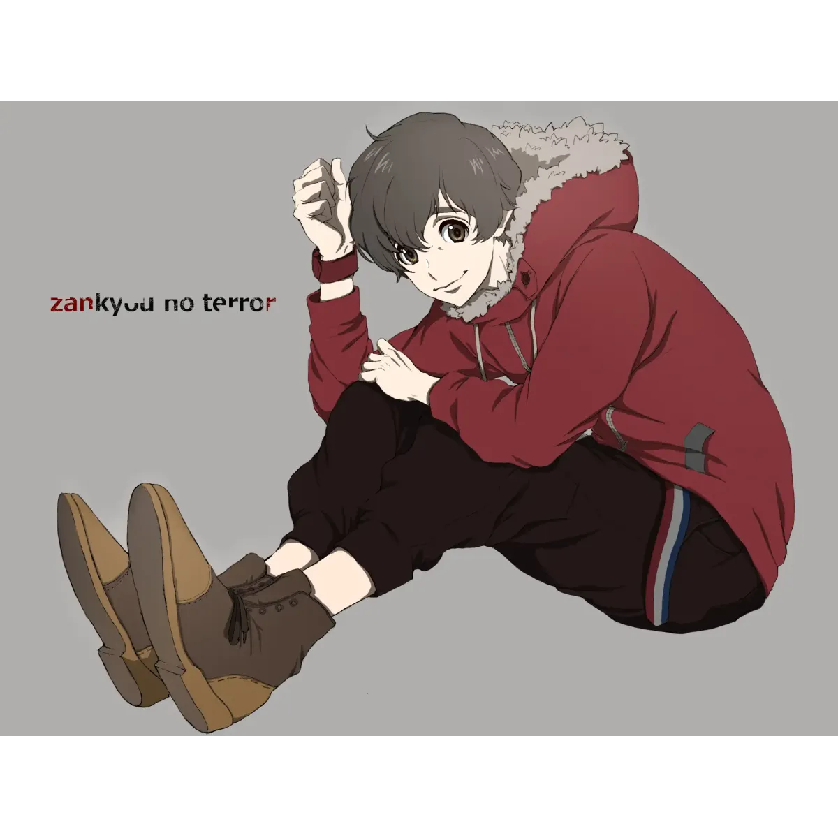 Anime Zankyou no Terror Mouse Pad (Desk Mat)