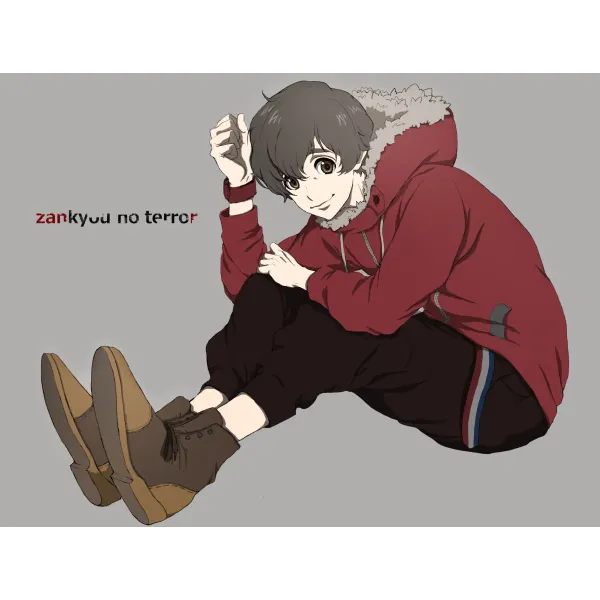 Anime Zankyou no Terror Mouse Pad (Desk Mat)