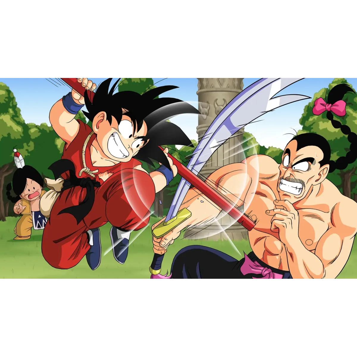 Goku vs Mercenary Tao  Mouse Pad (Desk Mat)