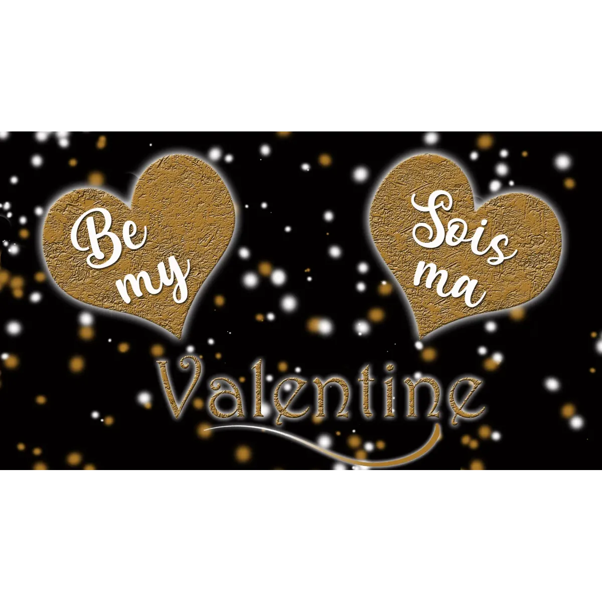 Be my...Sois ma...  Mouse Pad (Desk Mat)