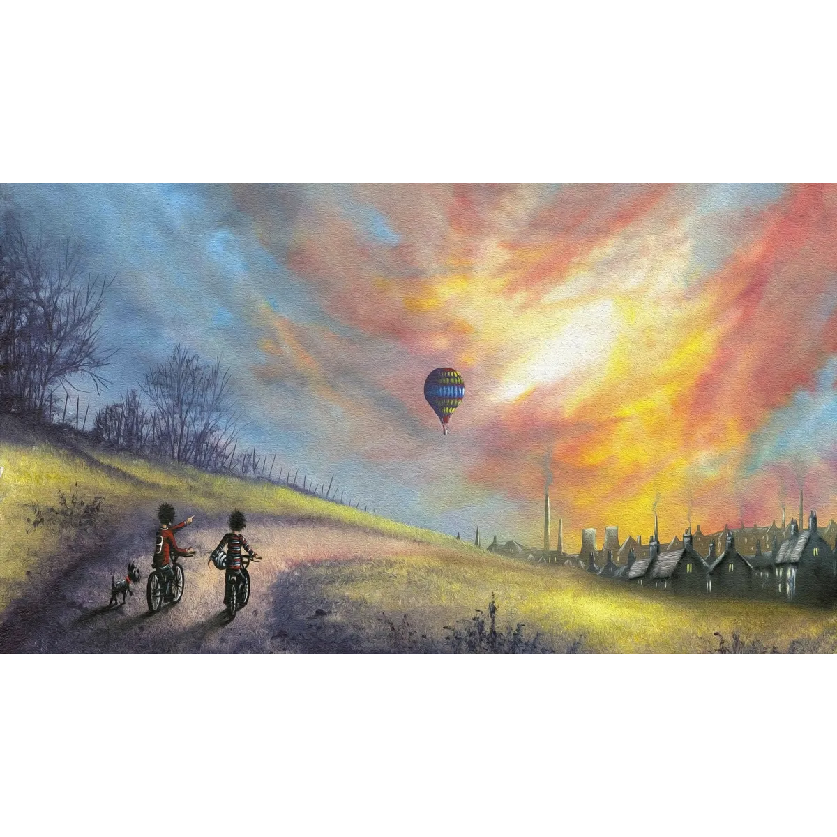 Hot Air Balloon  Mouse Pad (Desk Mat)