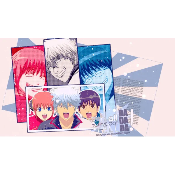 Anime Gintama  Mouse Pad (Desk Mat)