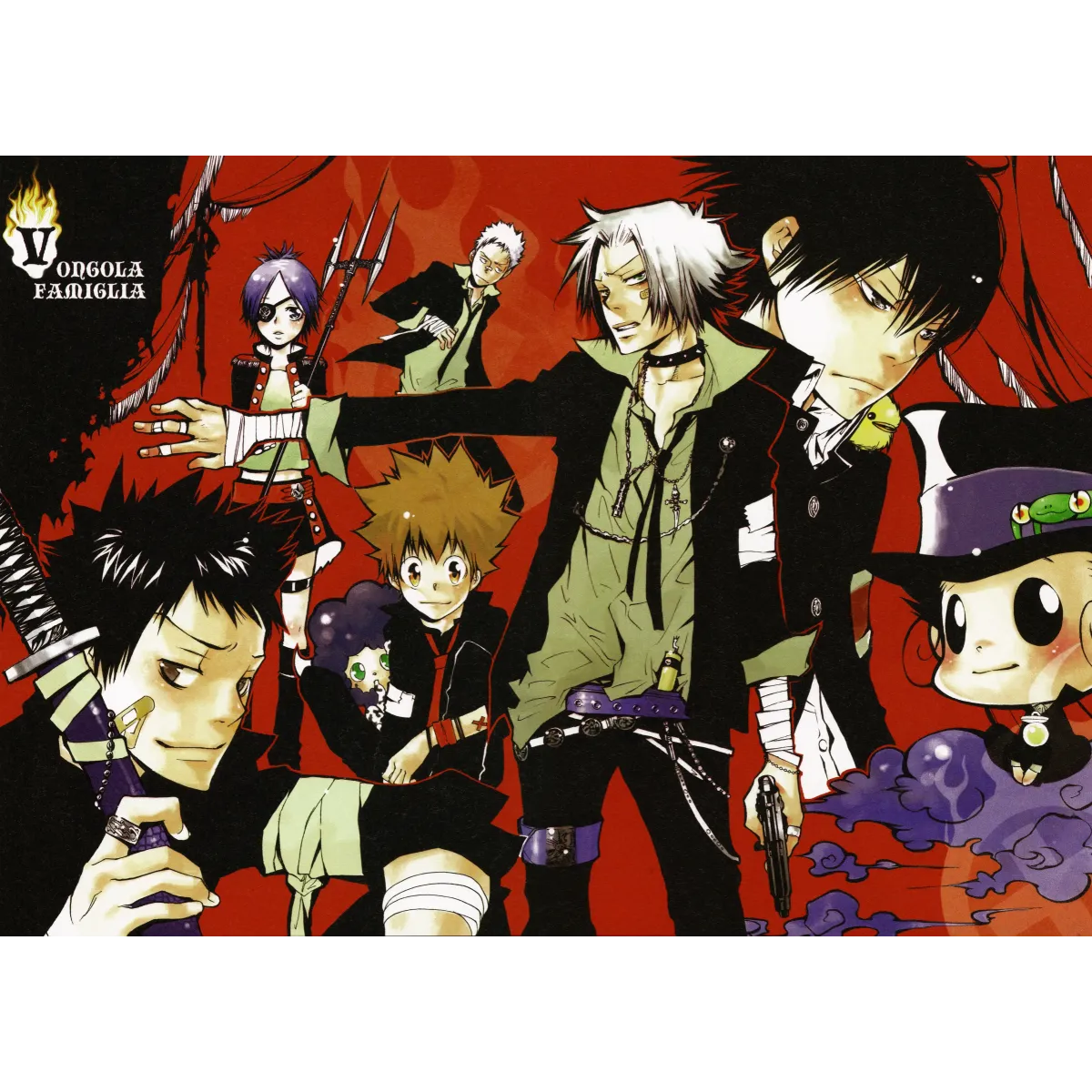 Katekyō Hitman Reborn!  Mouse Pad (Desk Mat)