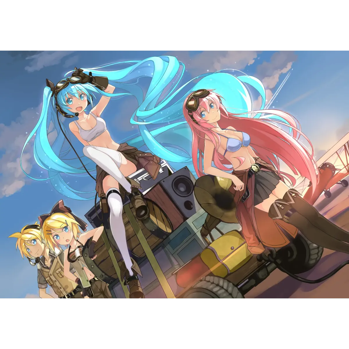 Anime Vocaloid  Mouse Pad (Desk Mat)