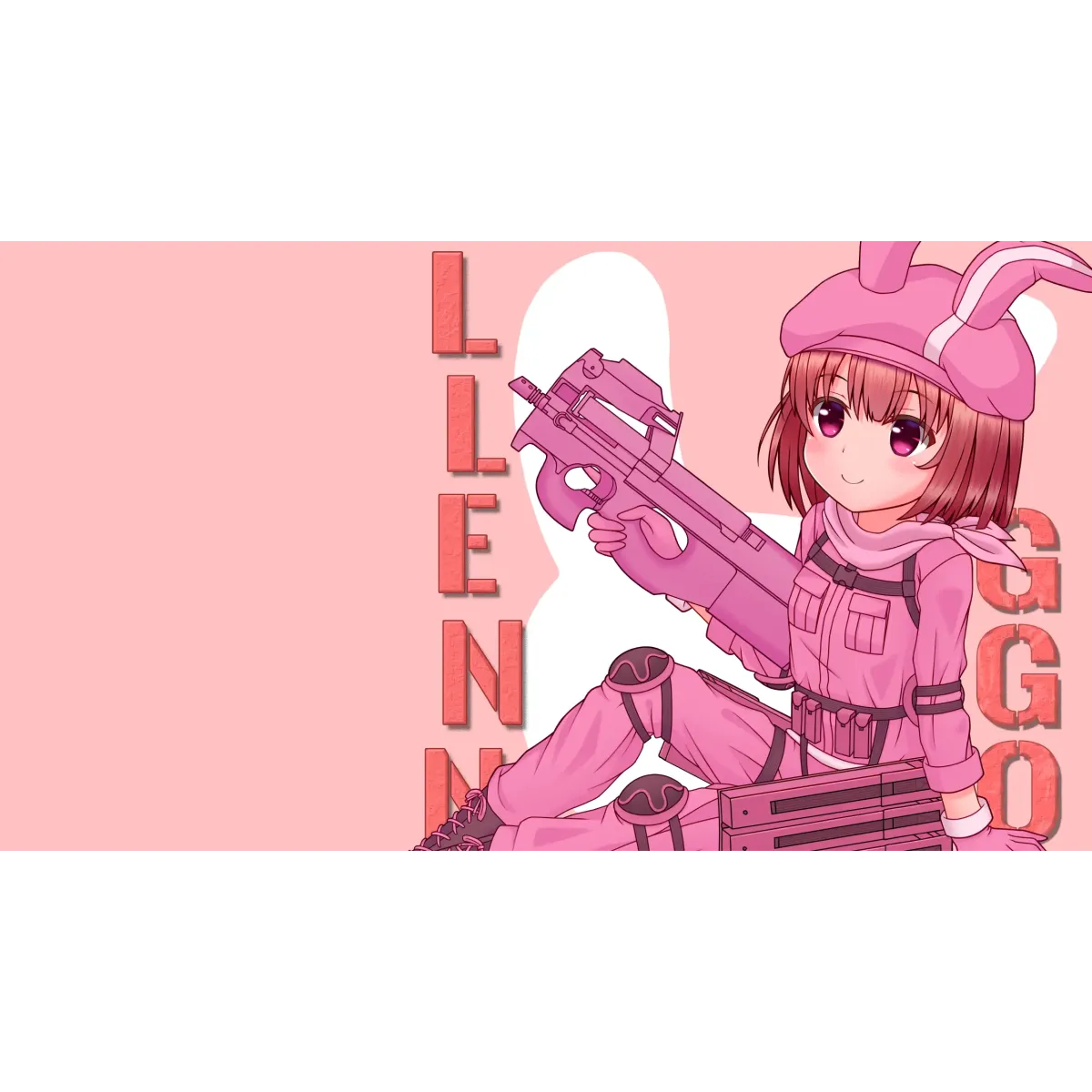 Anime Sword Art Online Alternative: Gun Gale Online  Mouse Pad (Desk Mat)