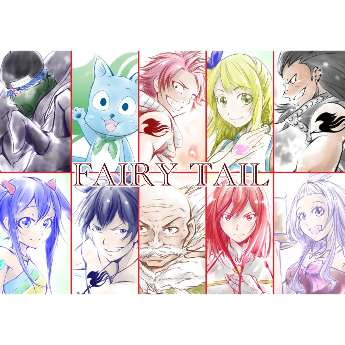 Anime Fairy Tail  Mouse Pad (Desk Mat)