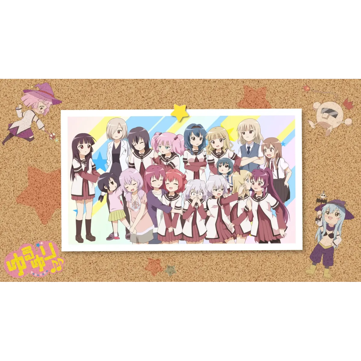 Anime Yuru Yuri Mouse Pad (Desk Mat)