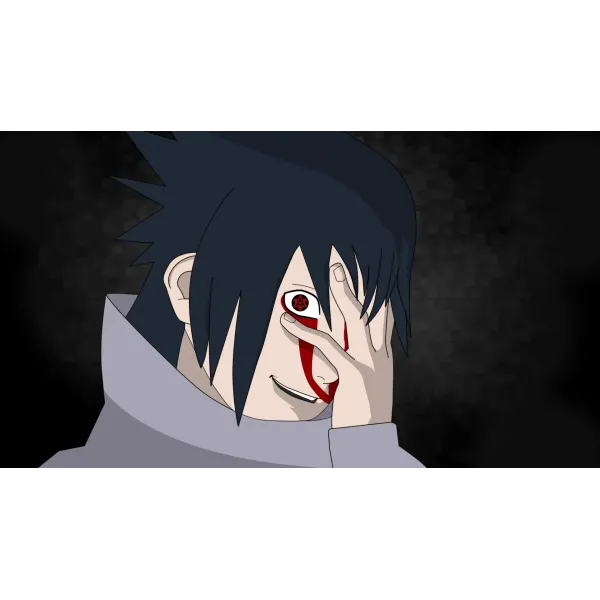 Naruto - Sasuke Uchiha  Mouse Pad (Desk Mat)