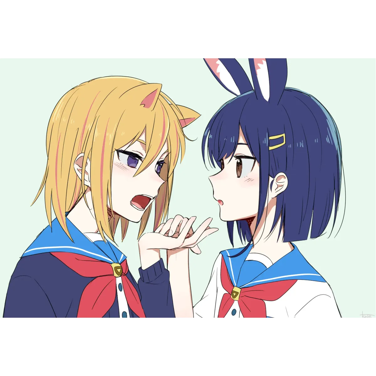 Anime Flip Flappers Mouse Pad (Desk Mat)