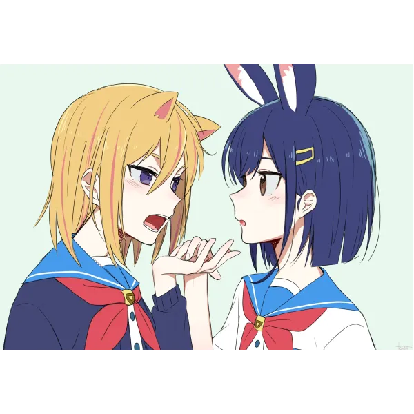 Anime Flip Flappers Mouse Pad (Desk Mat)