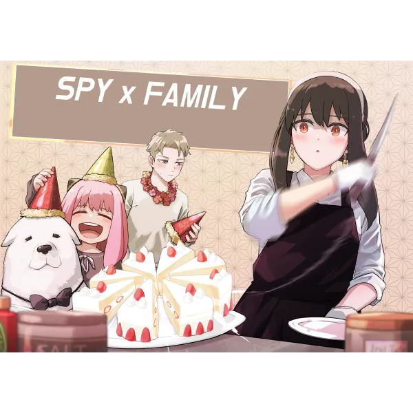 Anime Spy x Family  Mouse Pad (Desk Mat)