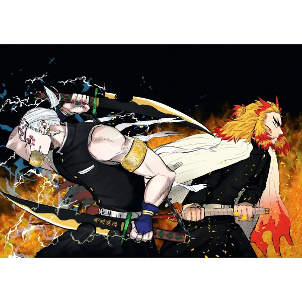 Anime Demon Slayer: Kimetsu no Yaiba  Mouse Pad (Desk Mat)