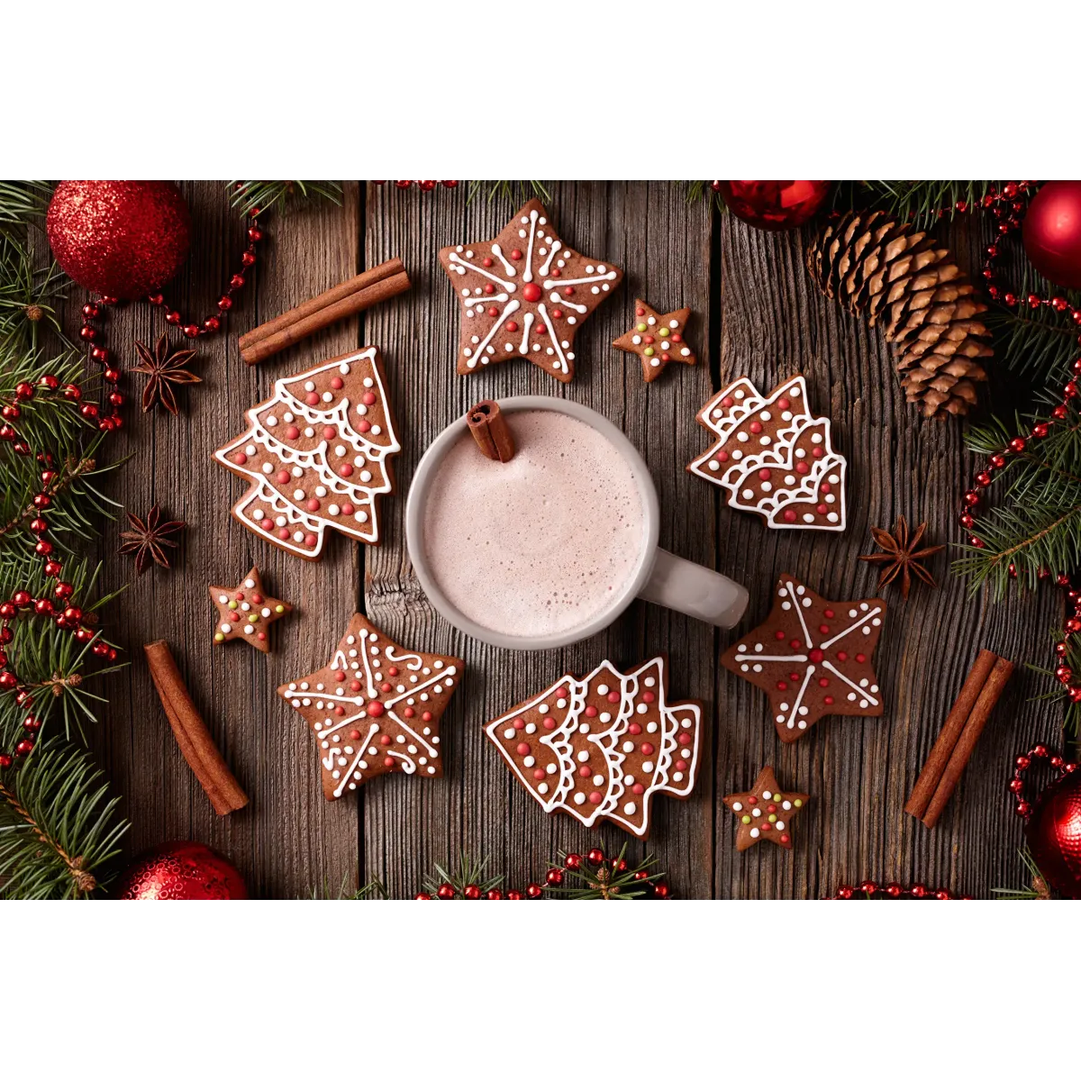 Food Hot Chocolate Mouse Pad (Desk Mat)