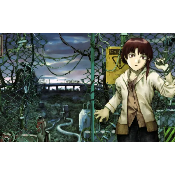 Anime Serial Experiments Lain Mouse Pad (Desk Mat)