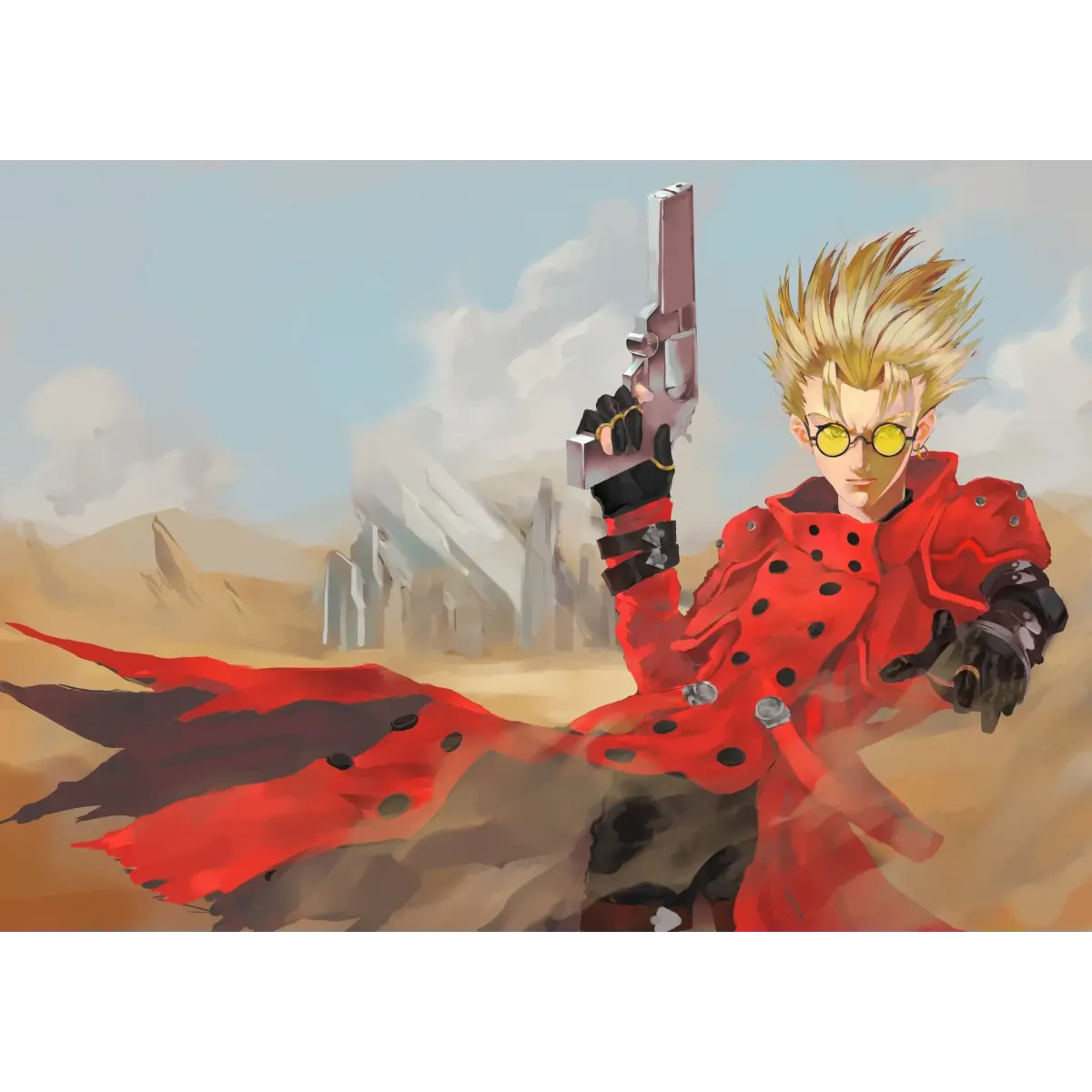 Anime Trigun Stampede  Mouse Pad (Desk Mat)