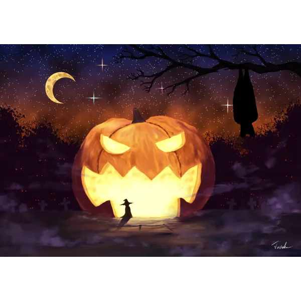 Anime Halloween Mouse Pad (Desk Mat)