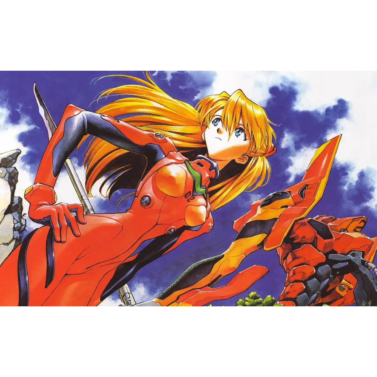 Anime Neon Genesis Evangelion  Mouse Pad (Desk Mat)