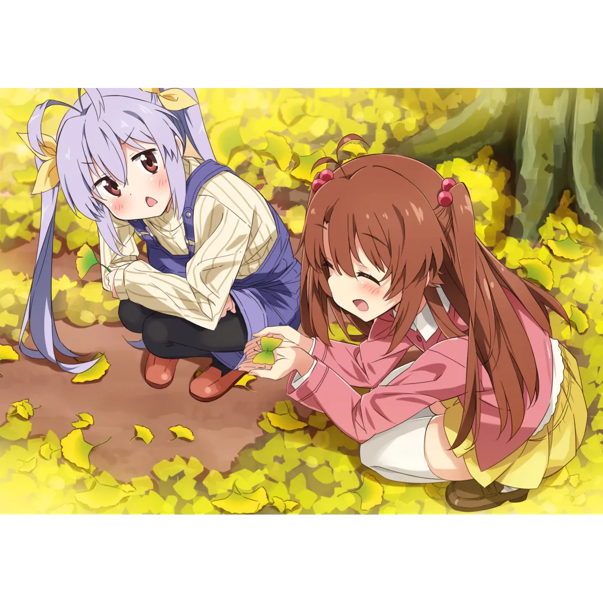 Anime Non Non Biyori  Mouse Pad (Desk Mat)