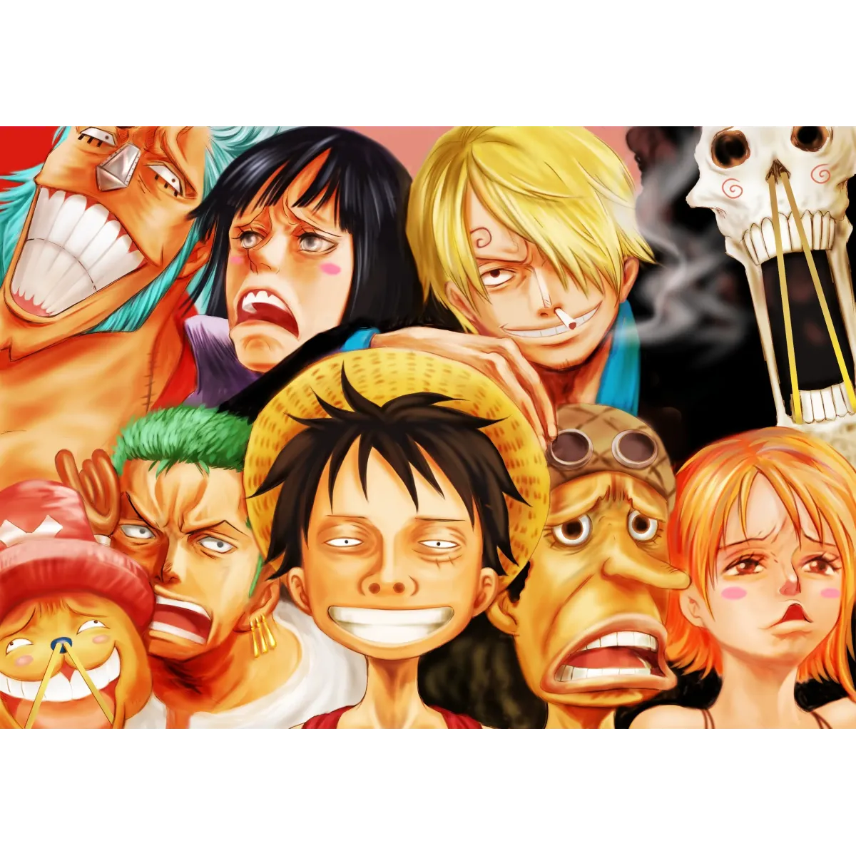 Anime One Piece  Mouse Pad (Desk Mat)