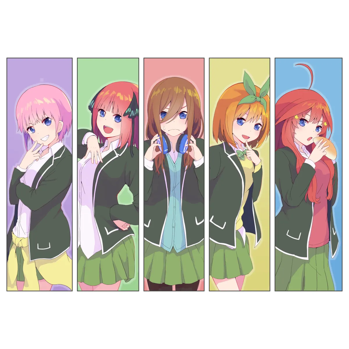 Anime The Quintessential Quintuplets  Mouse Pad (Desk Mat)