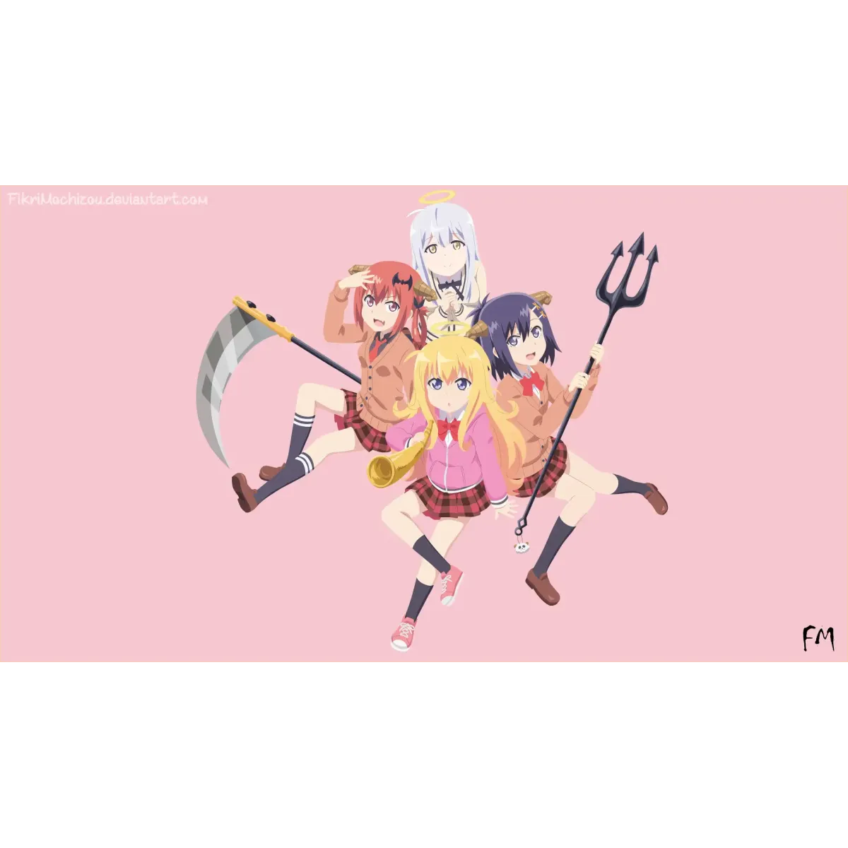 Anime Gabriel DropOut Mouse Pad (Desk Mat)