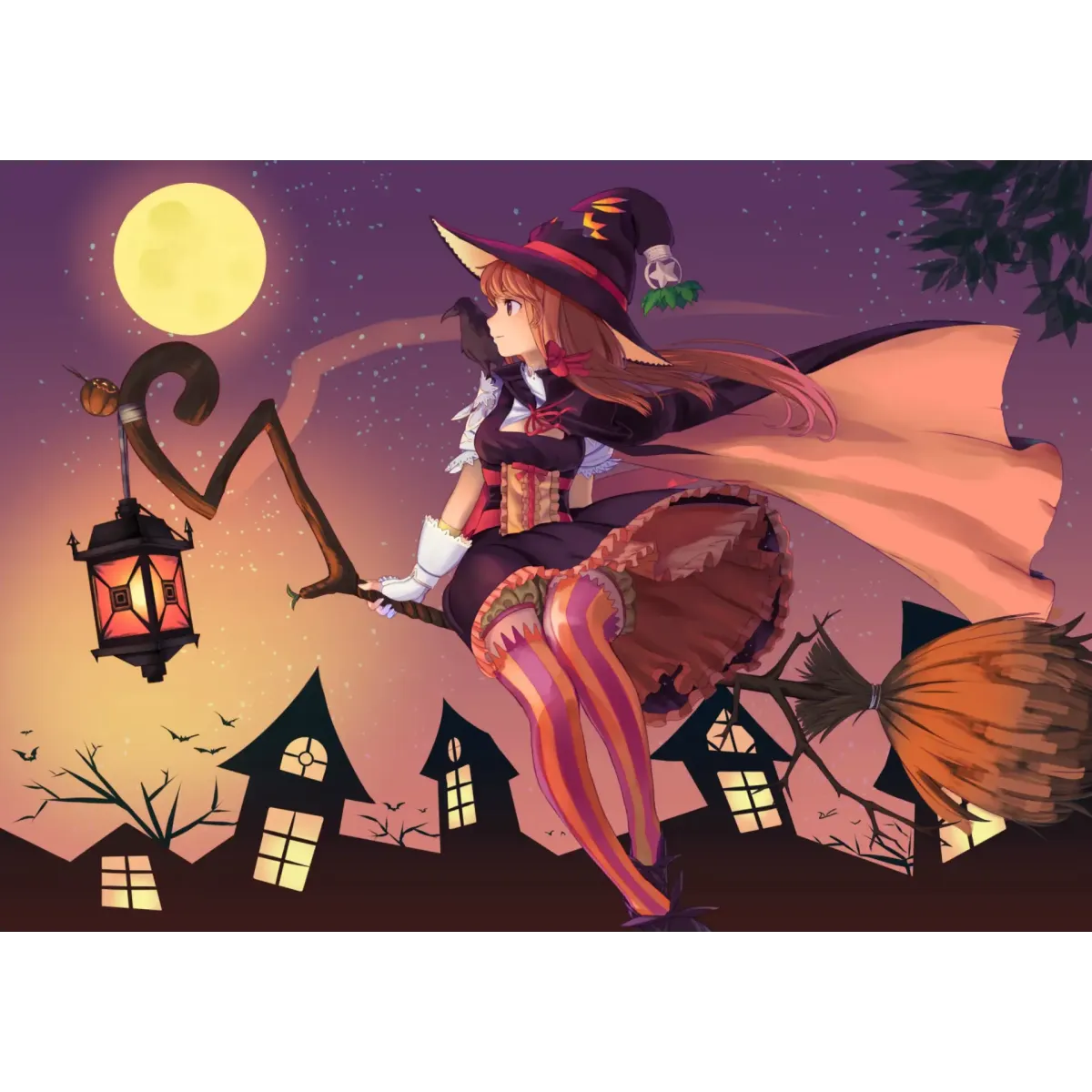 Anime Halloween  Mouse Pad (Desk Mat)