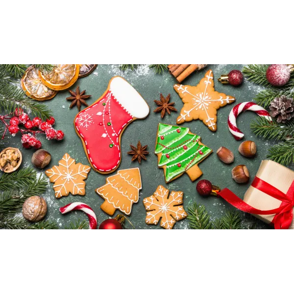 Christmas Cookies Mouse Pad (Desk Mat)