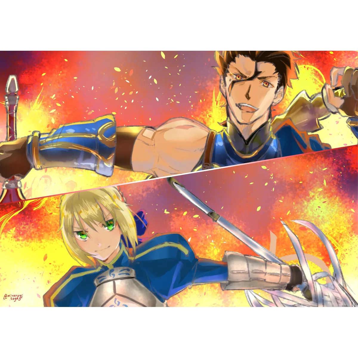 Anime Fate/Zero  Mouse Pad (Desk Mat)