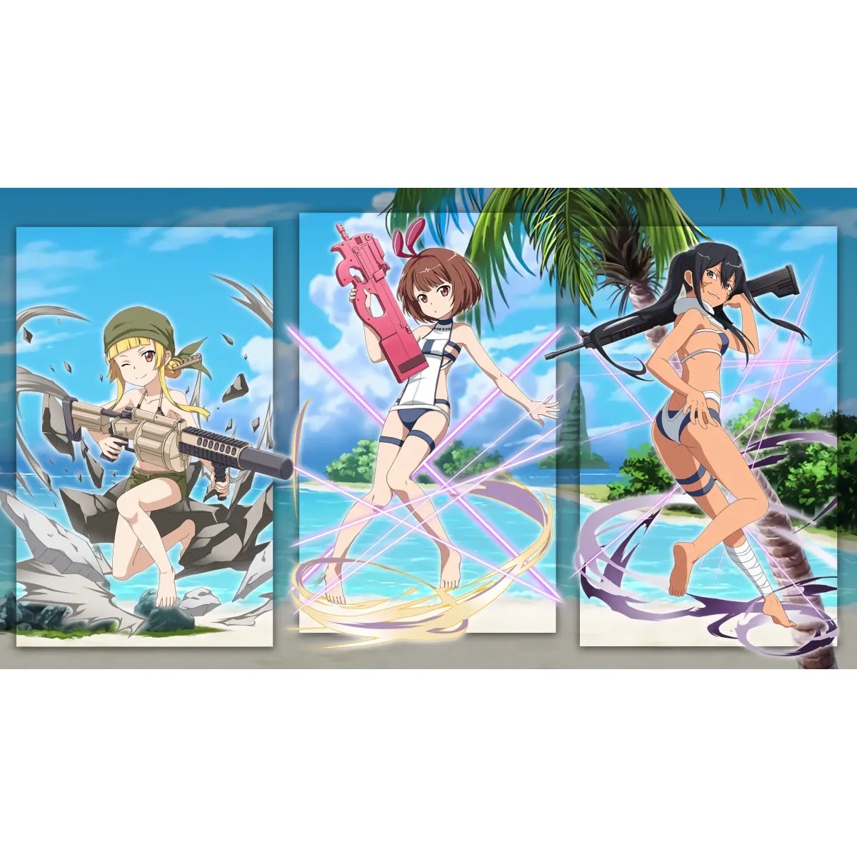 Memory Defrag Summer Gunners Banner  Mouse Pad (Desk Mat)