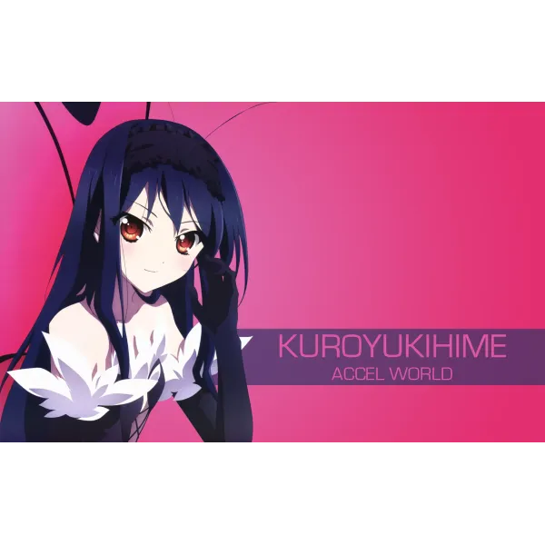 Accel World Kuroyukihime  Mouse Pad (Desk Mat)