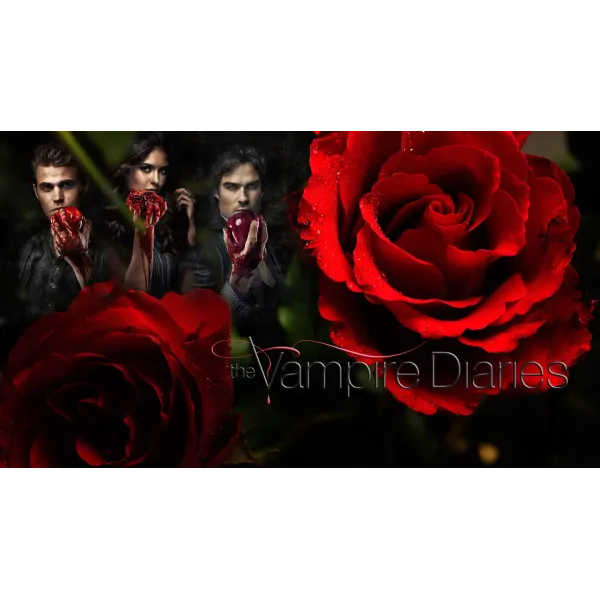 TV Show The Vampire Diaries Mouse Pad (Desk Mat)