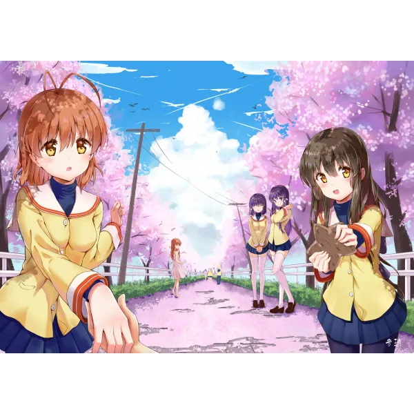 Anime Clannad  Mouse Pad (Desk Mat)