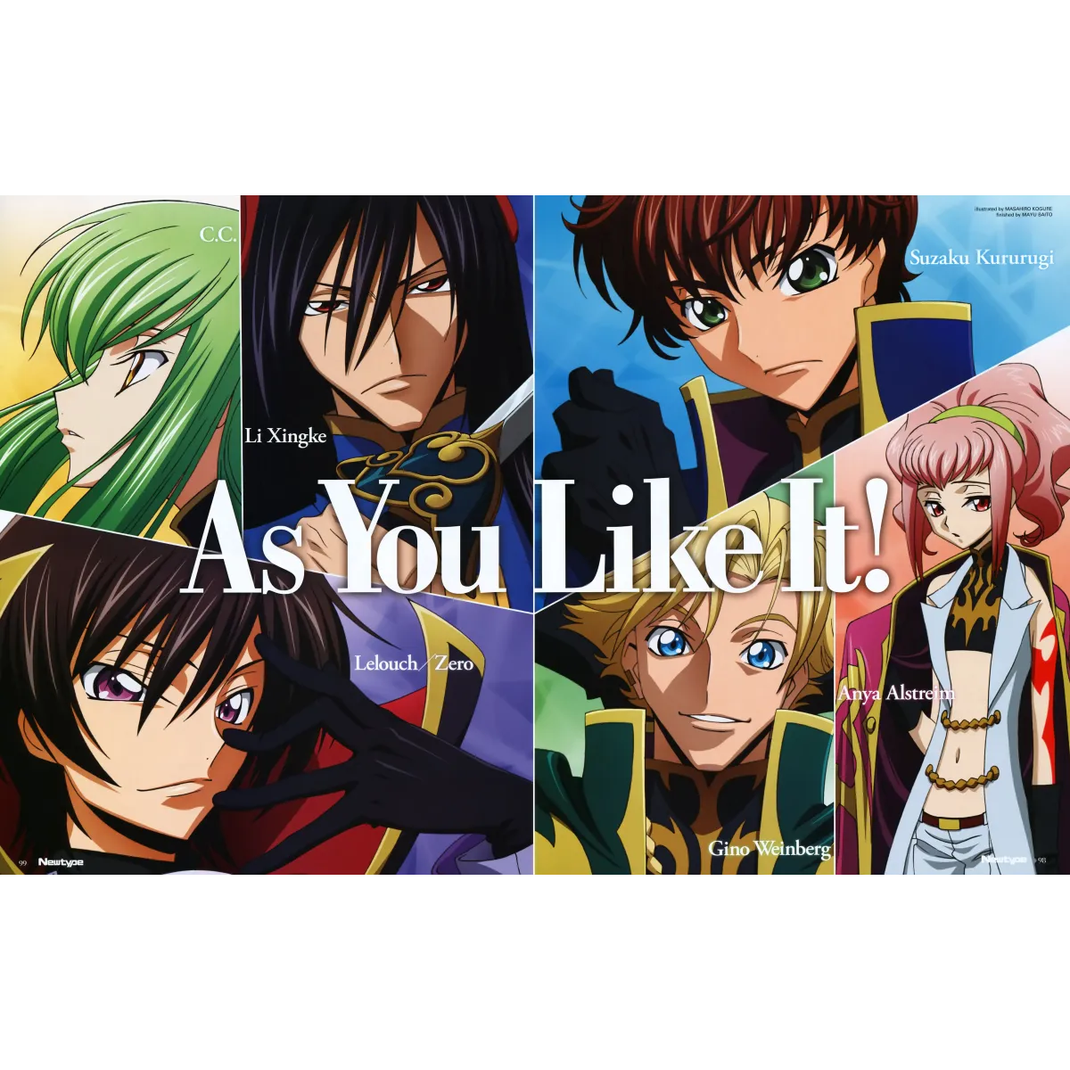 Anime Code Geass Mouse Pad (Desk Mat)