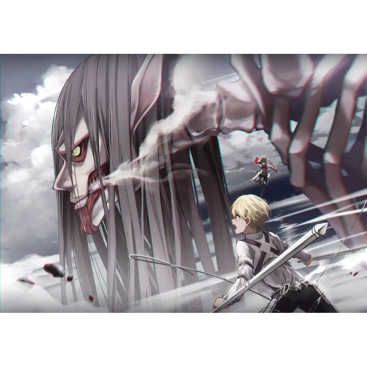 Anime Attack On Titan  Mouse Pad (Desk Mat)