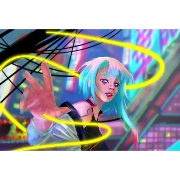 Anime Cyberpunk: Edgerunners  Mouse Pad (Desk Mat)