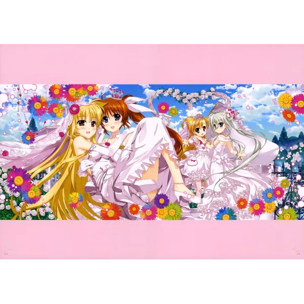 Anime Magical Girl Lyrical Nanoha Mouse Pad (Desk Mat)