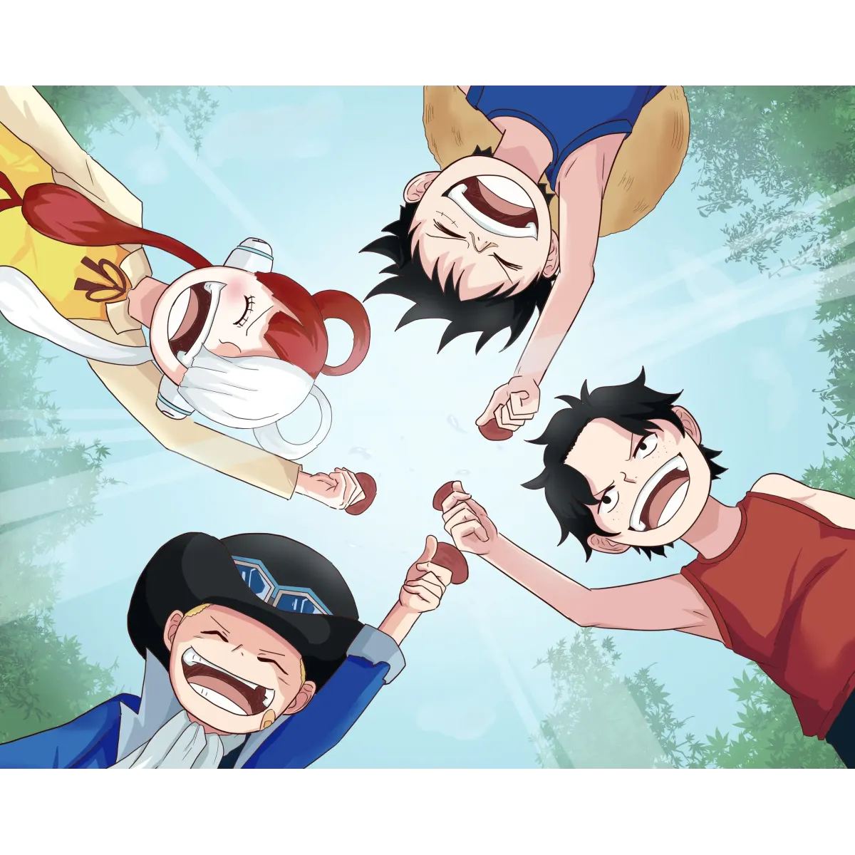 Anime One Piece  Mouse Pad (Desk Mat)