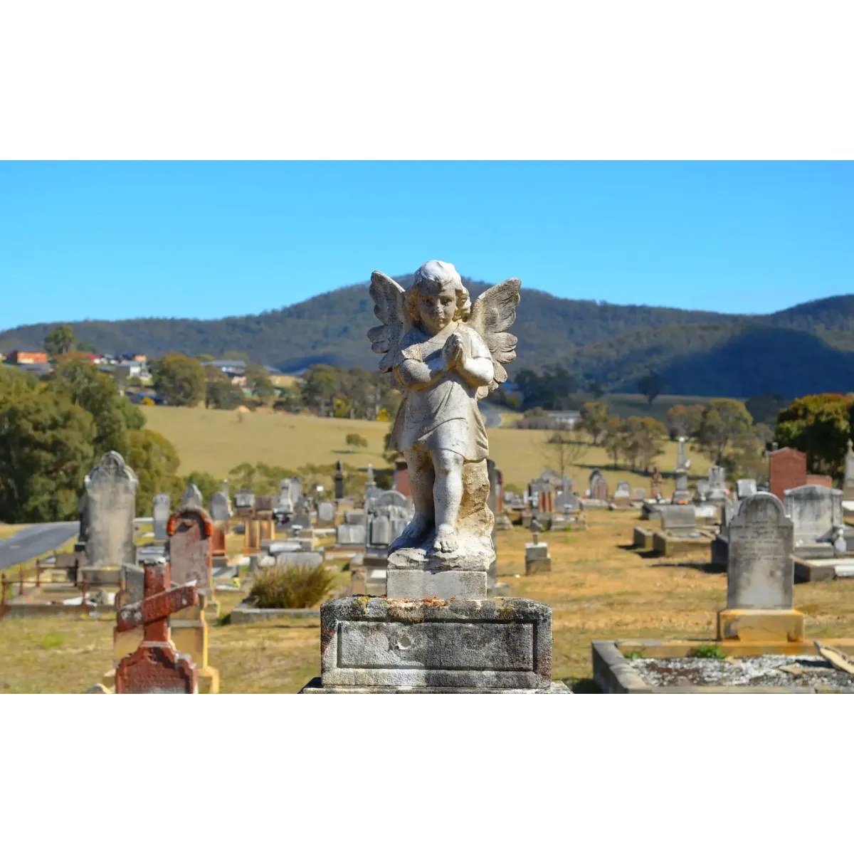 Lithgow Cemetery NSW  Mouse Pad (Desk Mat)