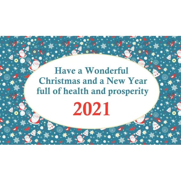 Holiday New Year 2021 Mouse Pad (Desk Mat)