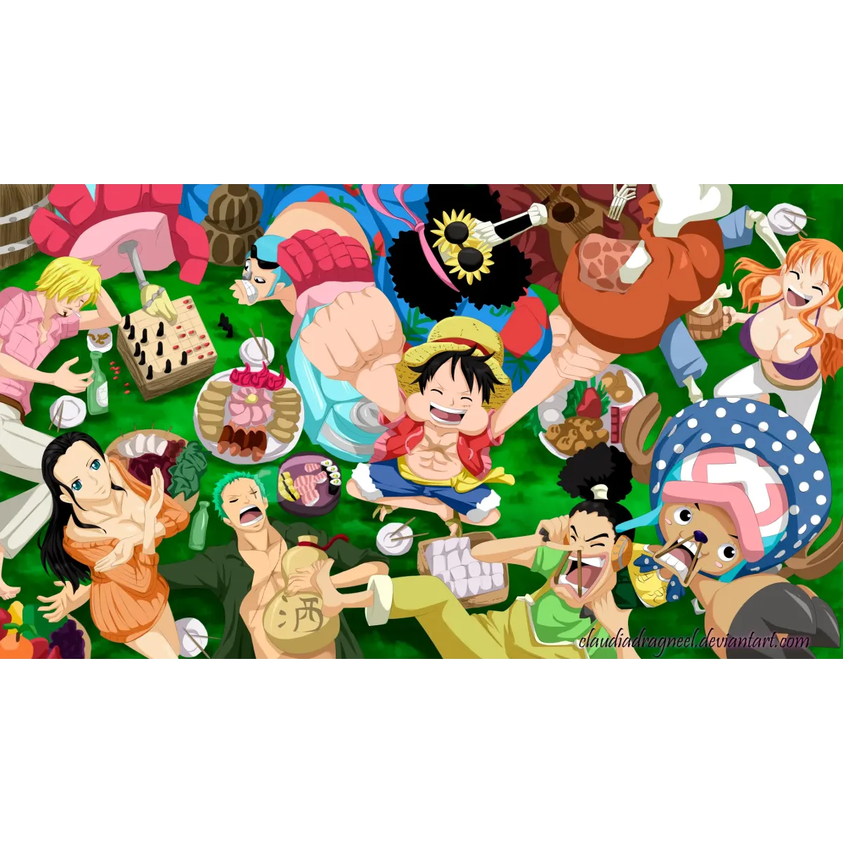 Anime One Piece  Mouse Pad (Desk Mat)